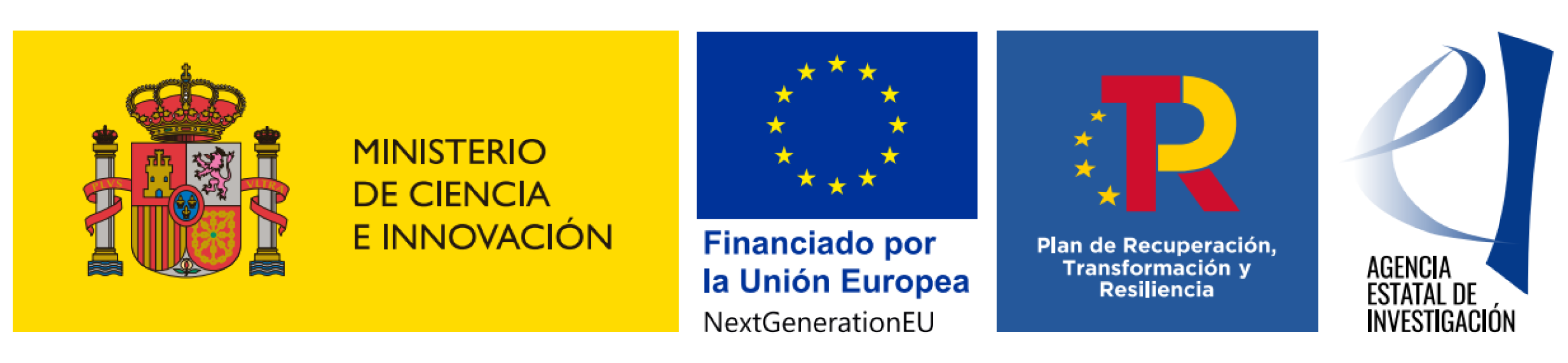 Ministerio de Ciencia e Innovación · Plan de Recuperación, Transformación y Resiliencia · NextGenerationEU